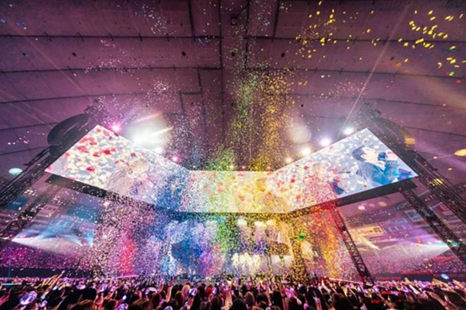 BTS上周末在東京巨蛋舉行演唱會，共吸引11萬名觀眾入場。