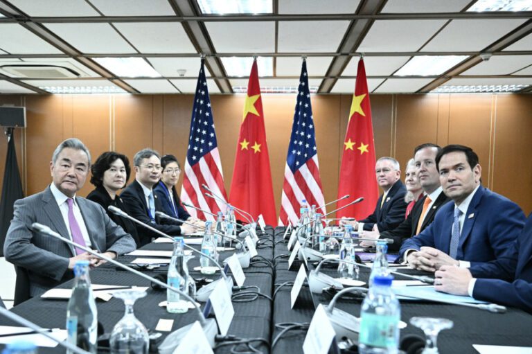 魯比奧會晤王毅 雙方同意籌備好下階段高層交往