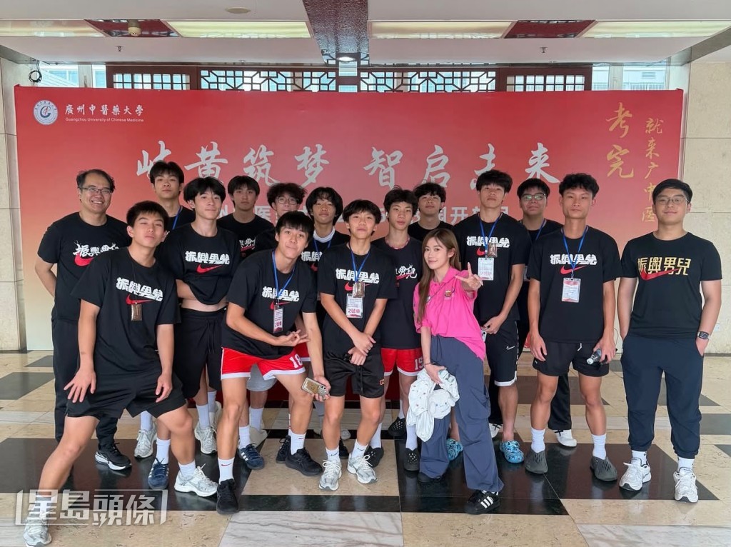 波波早前曾帶領學童到廣州,考察當地三間大學校園。