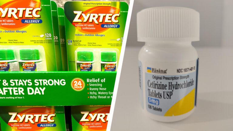 Zyrtec學名藥被召回 恐致過敏者致命反應