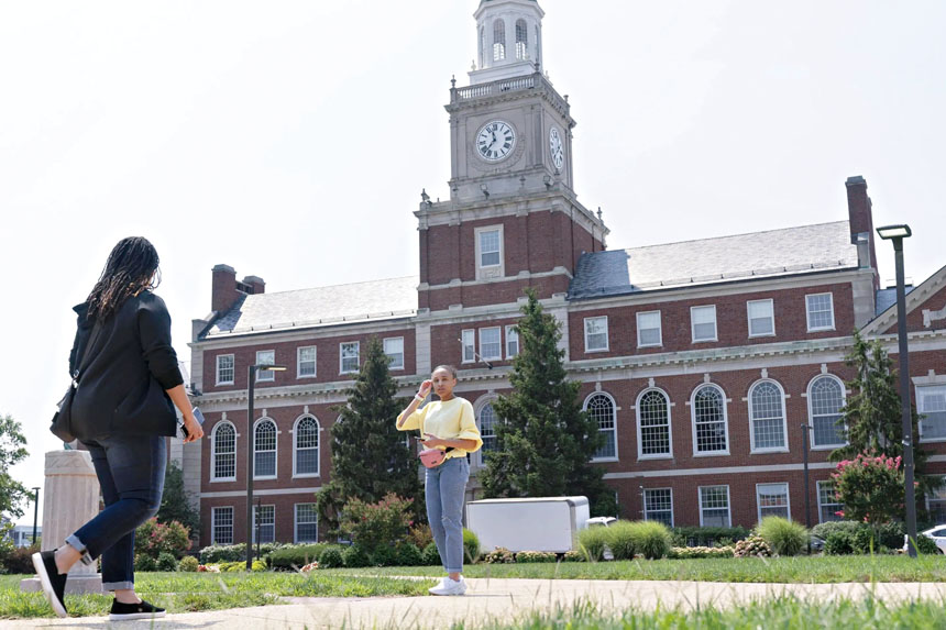 美國知名非裔大學霍華德大學（Howard University）。美聯社