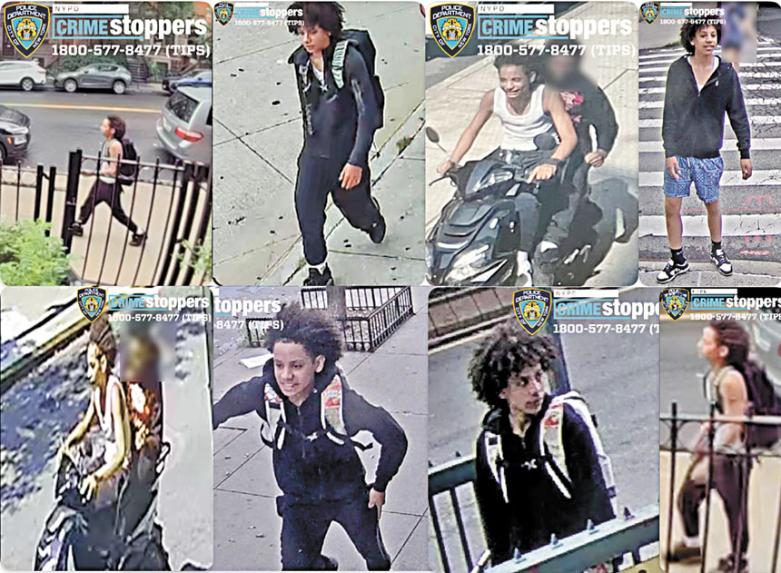 圖為涉案團夥。NYPD