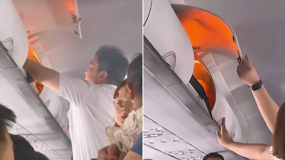 東方航空航班行李架起火 乘客攜帶流動電源自燃 機組迅速撲滅