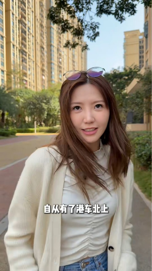吳若希表示「港車北上」政策是她選擇在珠海置業的契機之一。