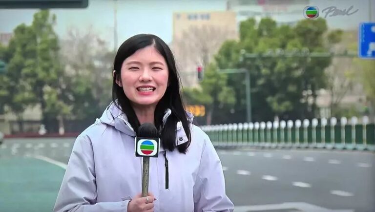 TVB新聞陳尚萱風雨中採訪　網民讚專業笑容背後曾有驚險經歷