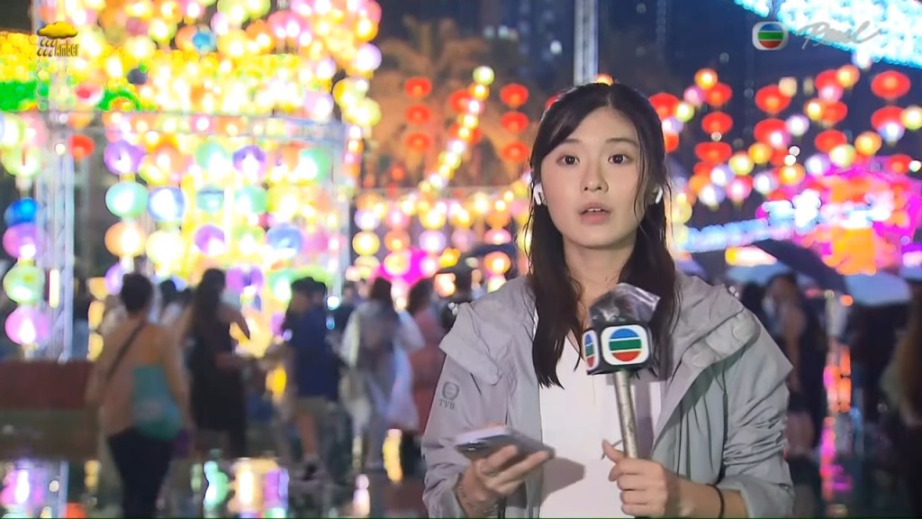 陳尚萱即時露出「天然呆」的可愛表情，被指可媲美馬國明。