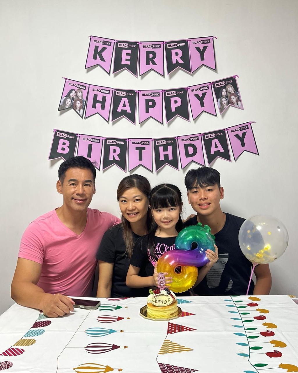 爸爸徐榮曾為女兒舉辦BLACKPINK主題生日會。
