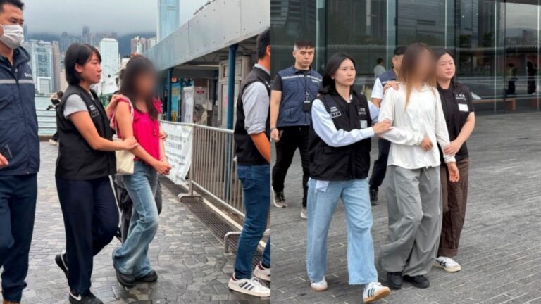 入境處聯同旅監局尖沙咀及西九放蛇 拘兩內地女涉非法導遊