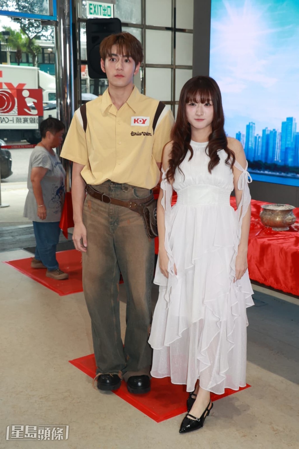 魏浚笙（Jeffrey）和郭曉姸（Ahyo）一同出席劇集宣傳活動。