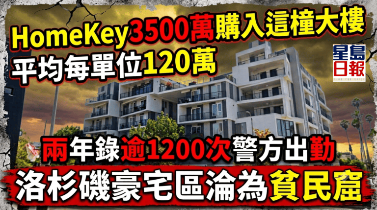Homekey計劃26億元買豪宅安置露宿者 將洛杉磯安寧地區變成貧民窟｜細說燊語