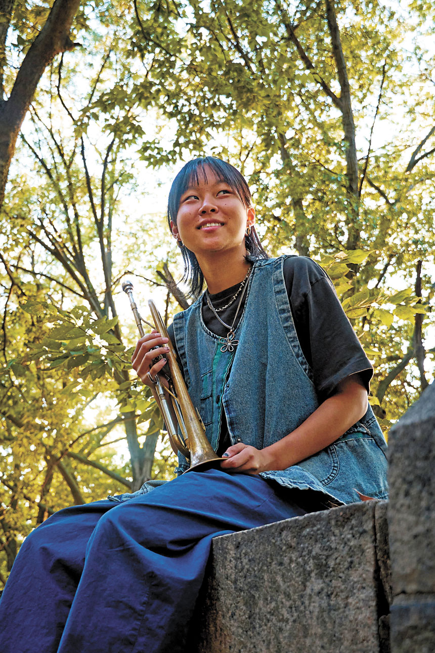 20歲灣區華裔音樂家唐思語（Skylar Tang）曾是NYO Jazz團員，今年獲卡內基音樂廳邀請重新編曲。受訪者提供