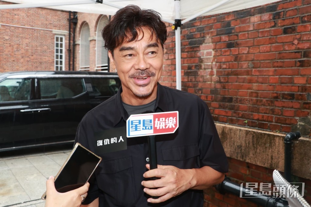 劉青雲笑言,自己負責文戲部分,相對輕鬆。
