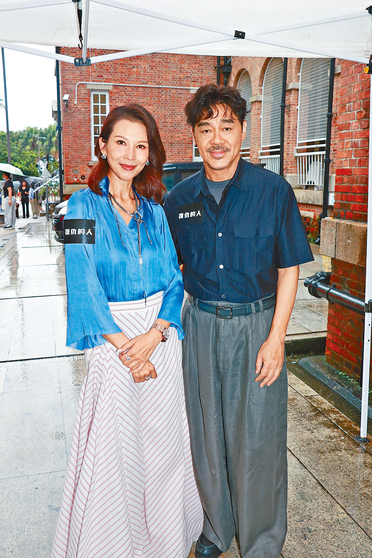劉青雲、蔡少芬相隔31年再度合作拍新戲,就算對手戲不多都好開心。