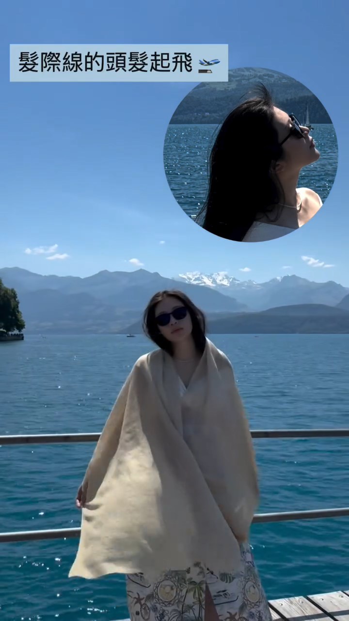 鄭家純並不怕吹風。