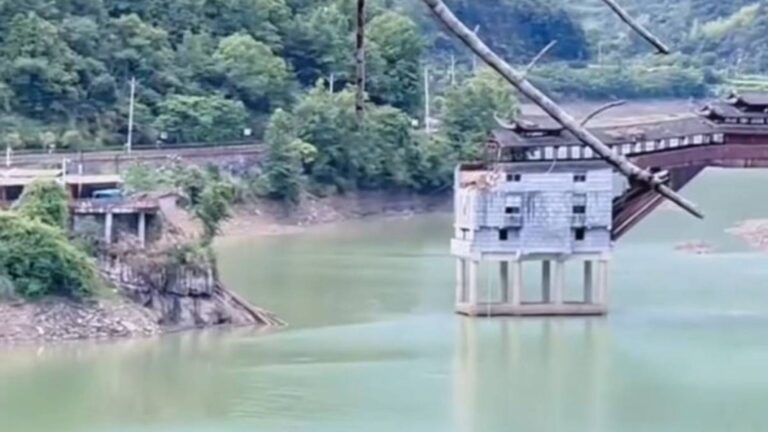 溫州前全國最長木廊橋遇10級雷暴大風斷裂 釀一死一傷