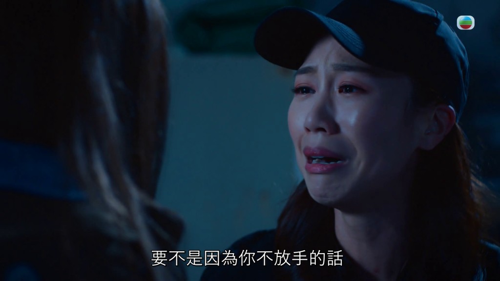 何沛珈與劉佩玥在劇中的天台攤牌高潮戲份。