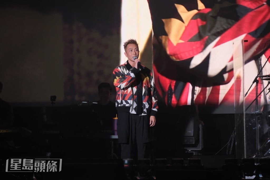 劉浩龍感謝全場爆滿的歌迷購票支持。