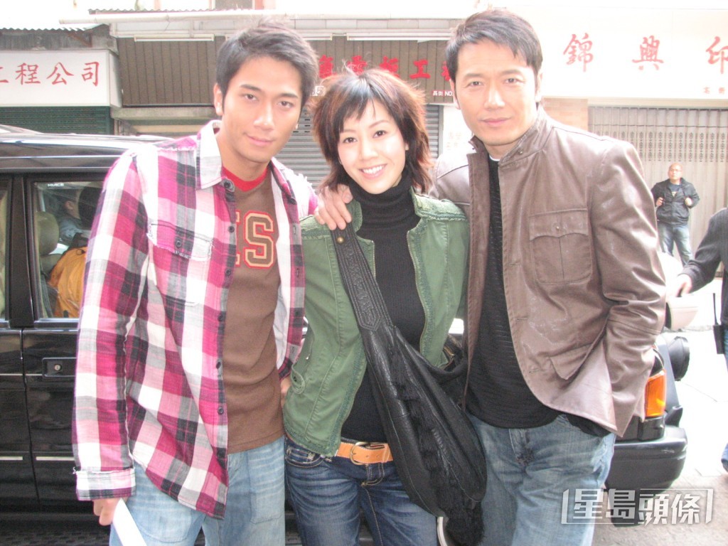 吳卓羲(左)亦曾與梁靖琪合作劇集《歲月風雲》。