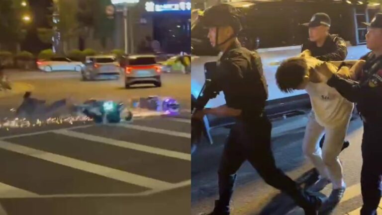 遼寧鞍山青少年深夜飆車擾民 警方出動240警力拘捕103人