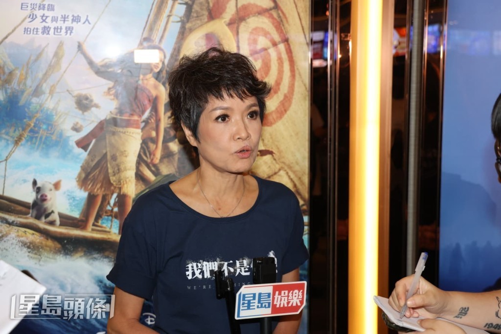 寶珮如得知衛詩雅拍劇受傷需縫50針，憶起自身經歷而深有同感。