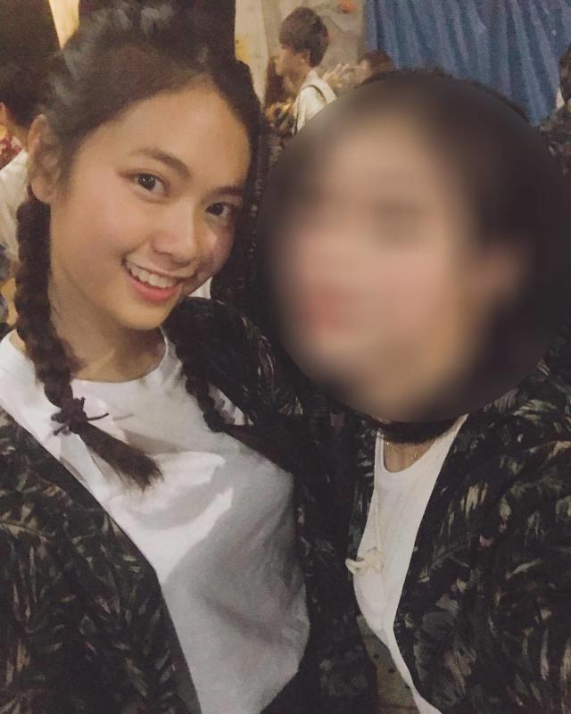 游嘉欣讀書時期樣貌清秀。