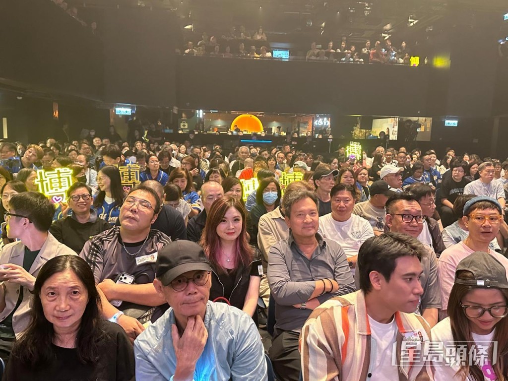 劉洋到場支持戰友黃博。