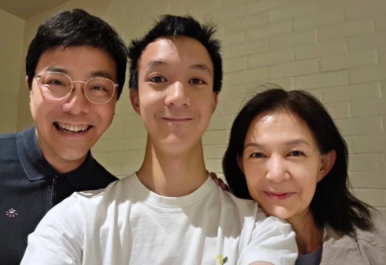 潘芳芳兒子陳健御近照曝光 留學加拿大無意入行