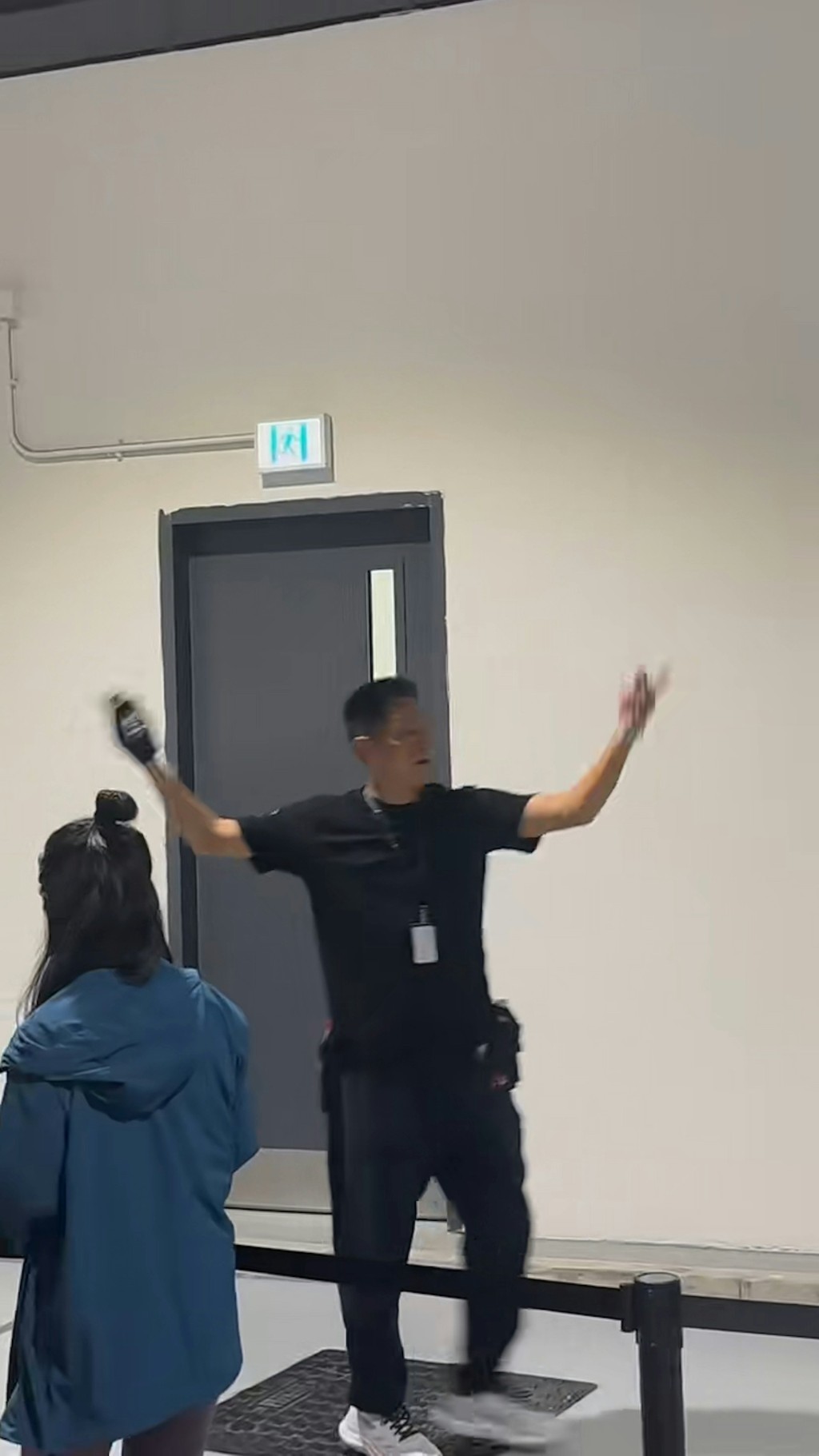 楊證樺早前亦為謝霆鋒演唱會負責保安工作,吸引目光。
