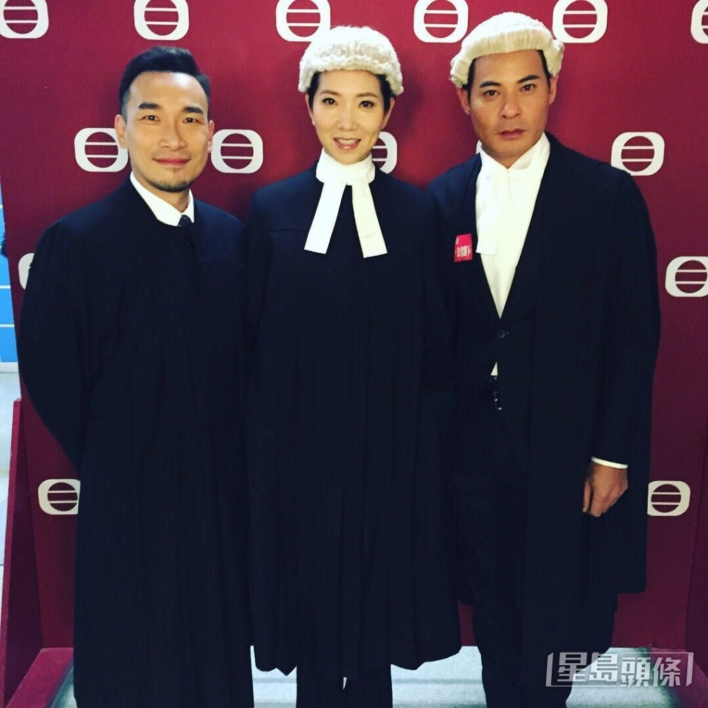 2017年產後,她與泰臣及黃智賢合作拍攝《是咁的,法官閣下⋯》。