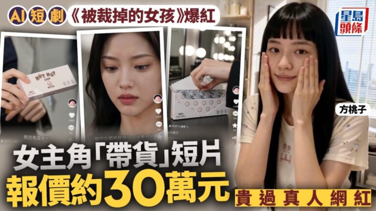 AI虛擬角色帶貨報價達30萬 超越真人網紅引關注