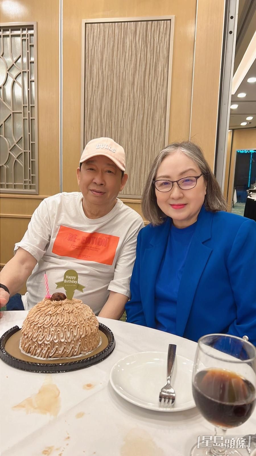盧宛茵透露,在黎彼德中風前曾與他共膳。