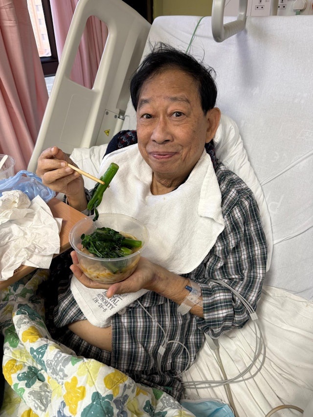 近年，黎彼得健康轉差，需要頻繁進出醫院。