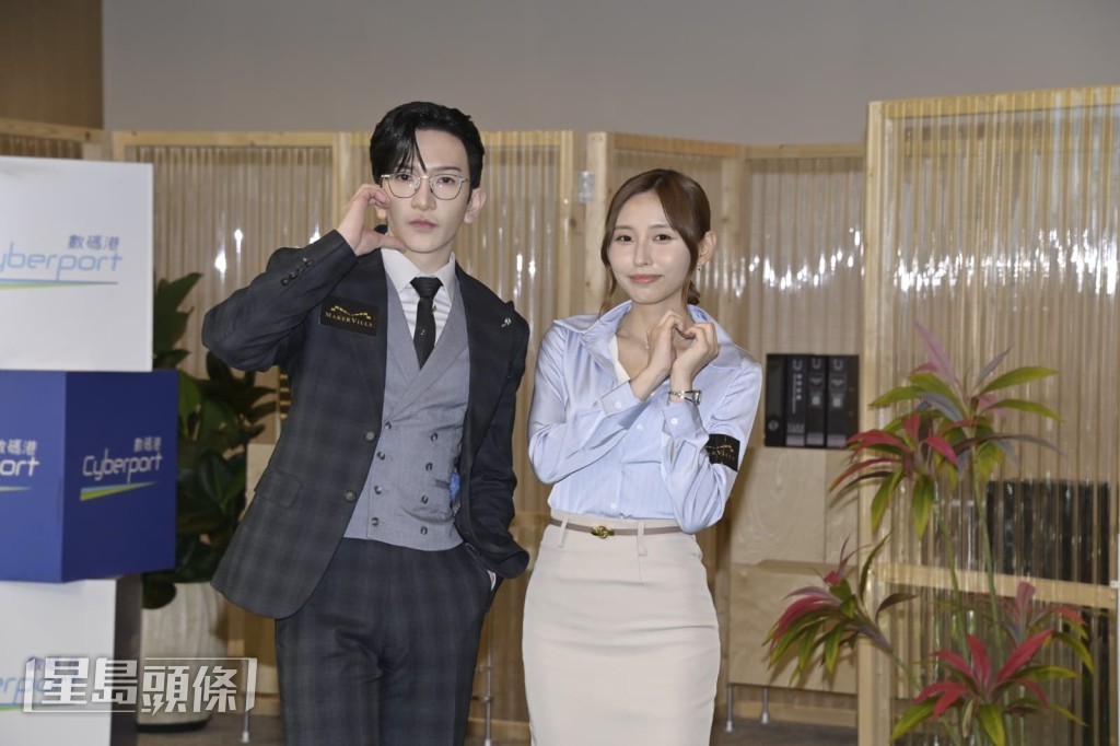 被問到吻戲數量,盧瀚霆透露20集劇集中親密場面不多。