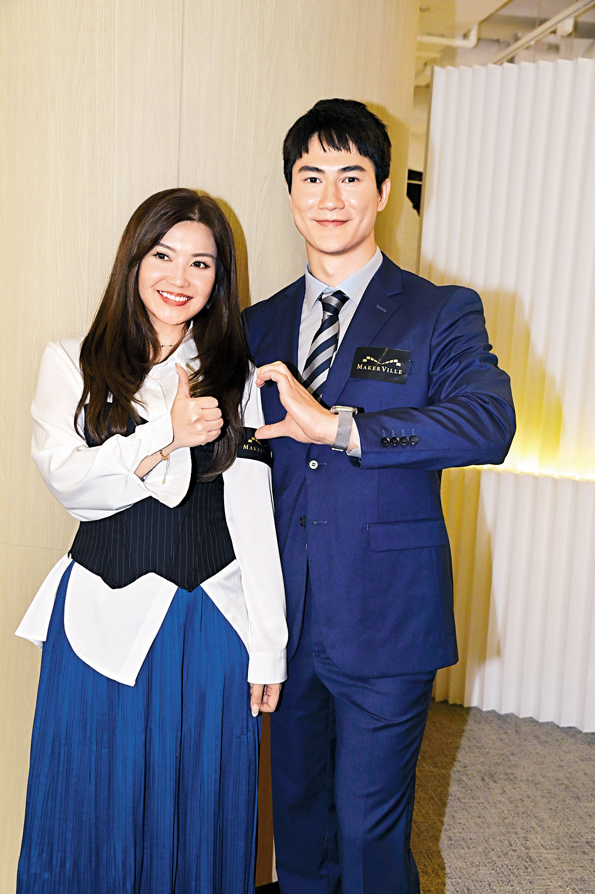 ■練美娟不介意郭子豪老婆鄧卓殷來探班。