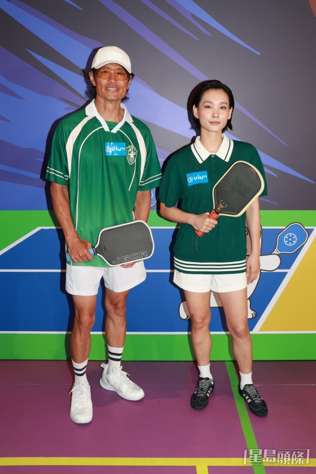 黃德斌與談善言皆是Pickleball愛好者。