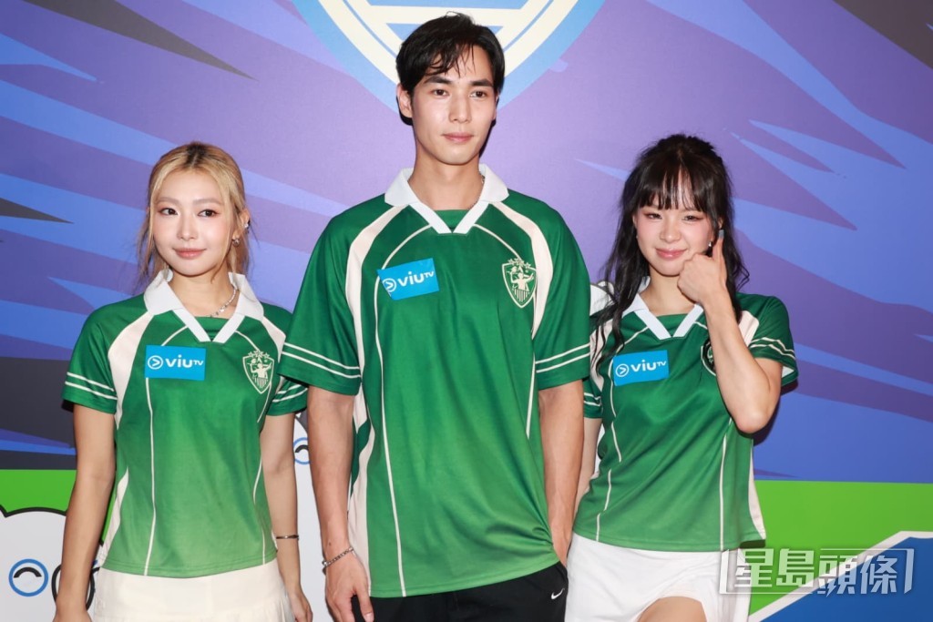 楊天宇與師妹張鈊貽(VALC)、姜咏鑫(Ada)一同亮相。