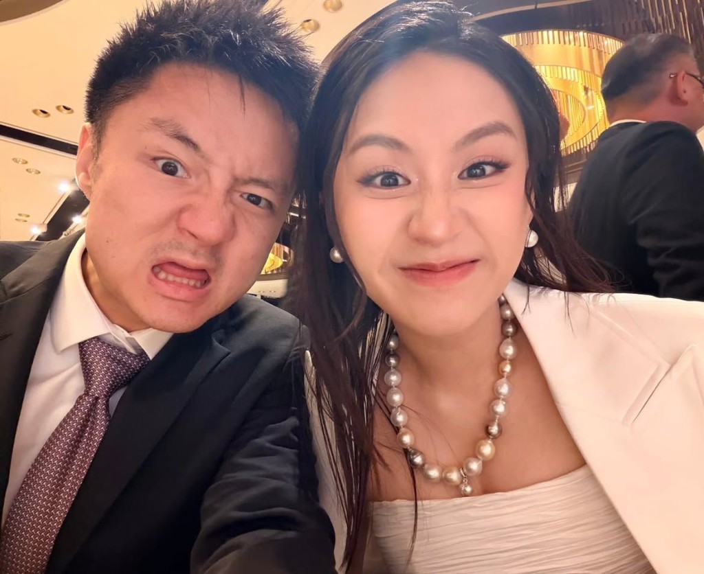 鍾培生與莊雅婷已開始向親友派發薑醋。