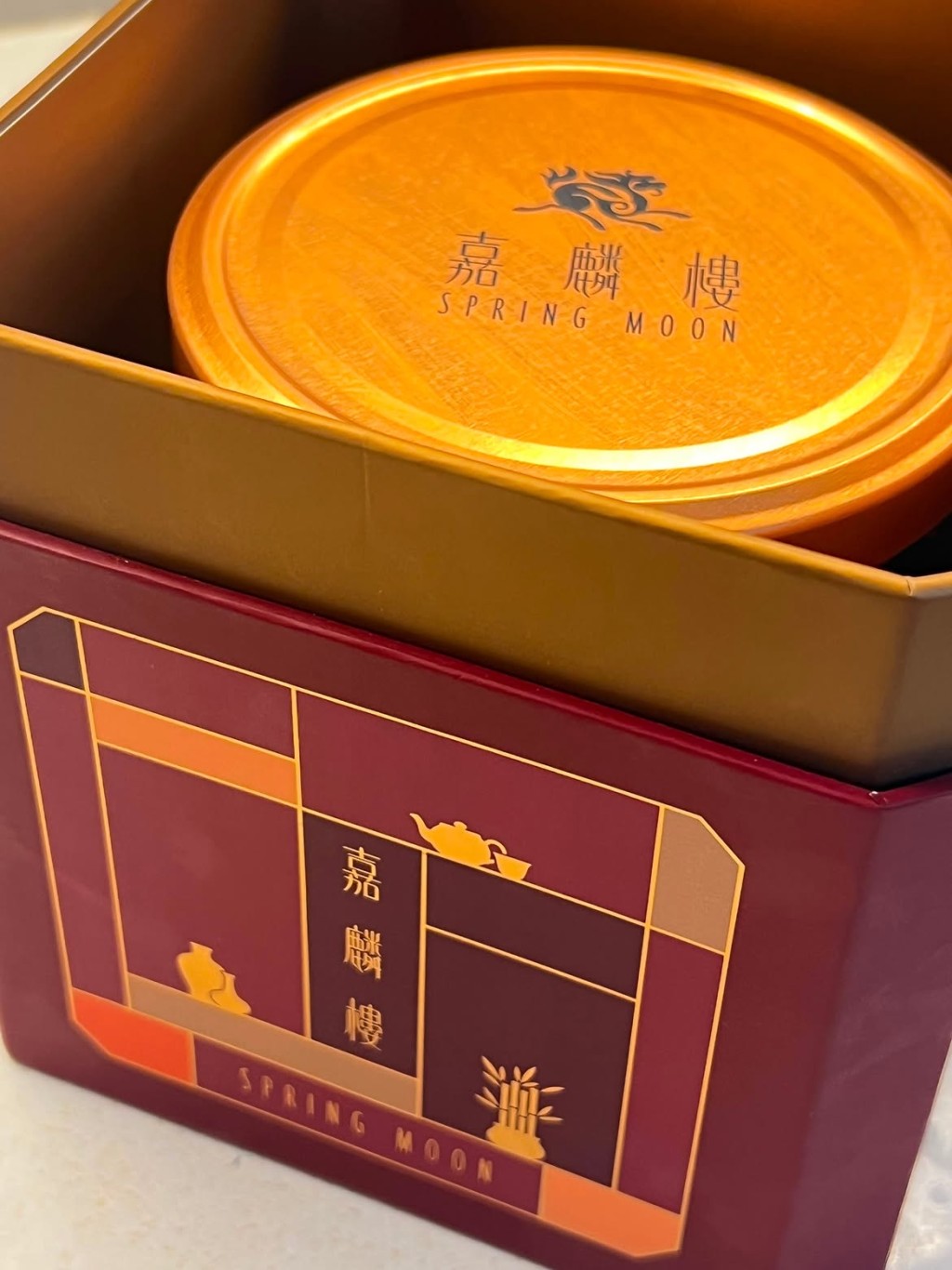 鍾培生夫婦最近派發的薑醋,選自米芝蓮星級中菜廳。