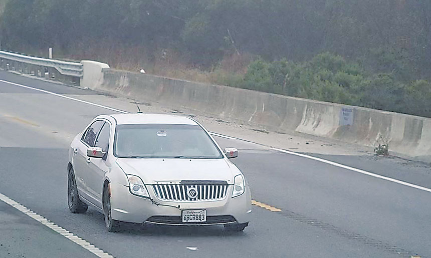 米色2010年Mercury Milan房車被指可能與蒙特利縣路旁死嬰案有關，警方已尋獲車輛，正尋找見過該車或車內人的民眾提供線索。灣區城市新聞社