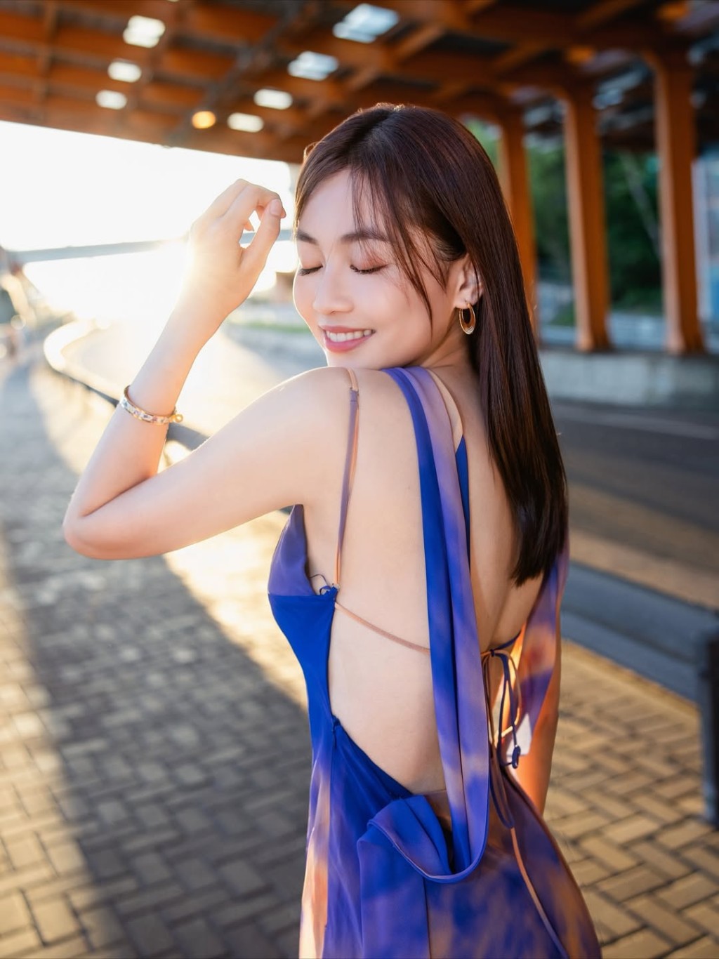 郭柏妍的造型相當迷人。