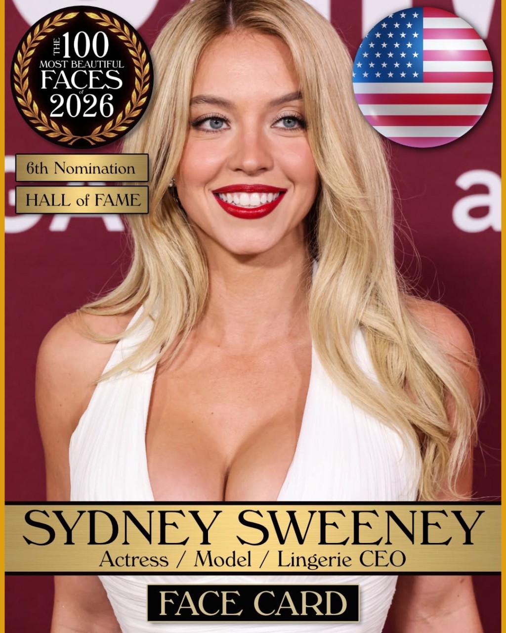 荷里活女星Sydney Sweeney