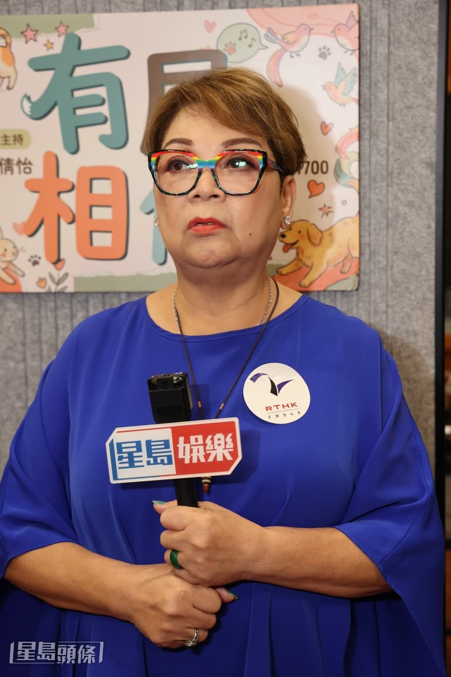 肥媽提到自己唯一的偶像葛蘭最近也已離世,並大讚對方是天后級人物。