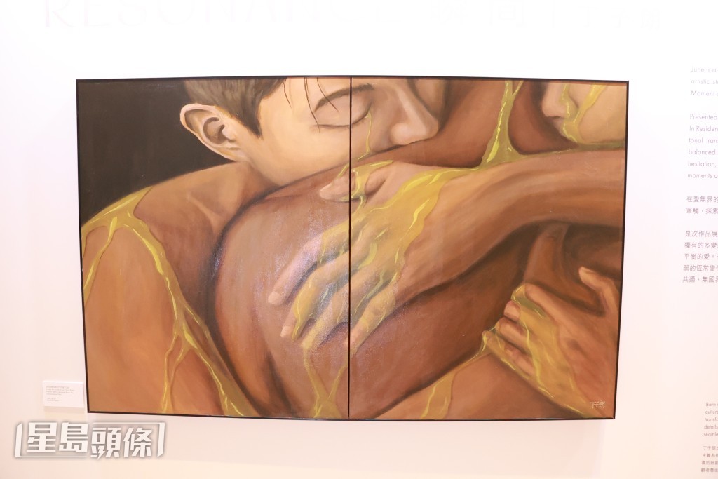 作品《I Love You So Much But I Don't Know How to Tell You Because I Know You Love Someone Else》，呈現出三角關係中的無奈與哀愁。