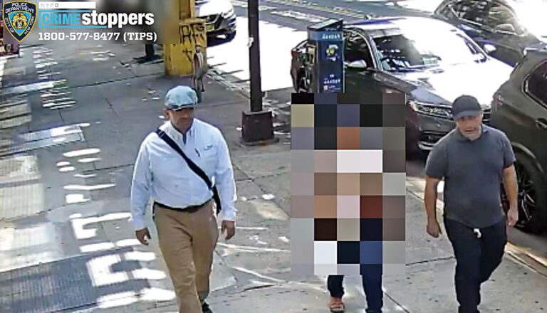 紐約市警務處正追緝兩名涉案疑犯。NYPD圖片