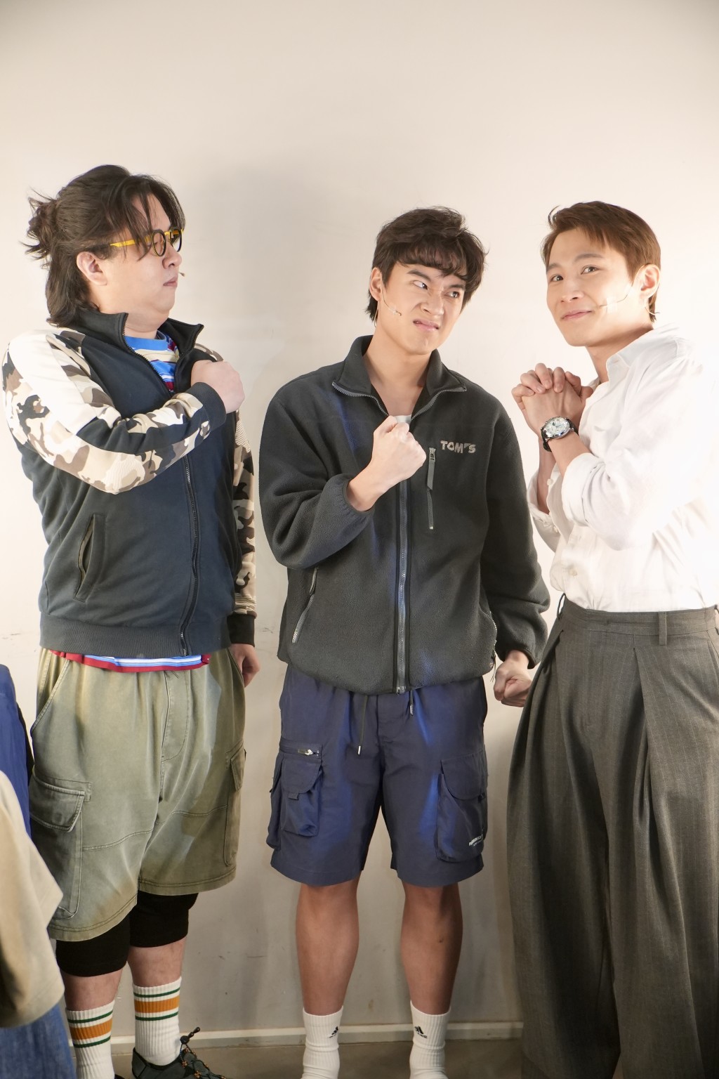 徐浩昌、黃梓僑及湯君慈以「戰戰兢兢」的心情投入每次演出。