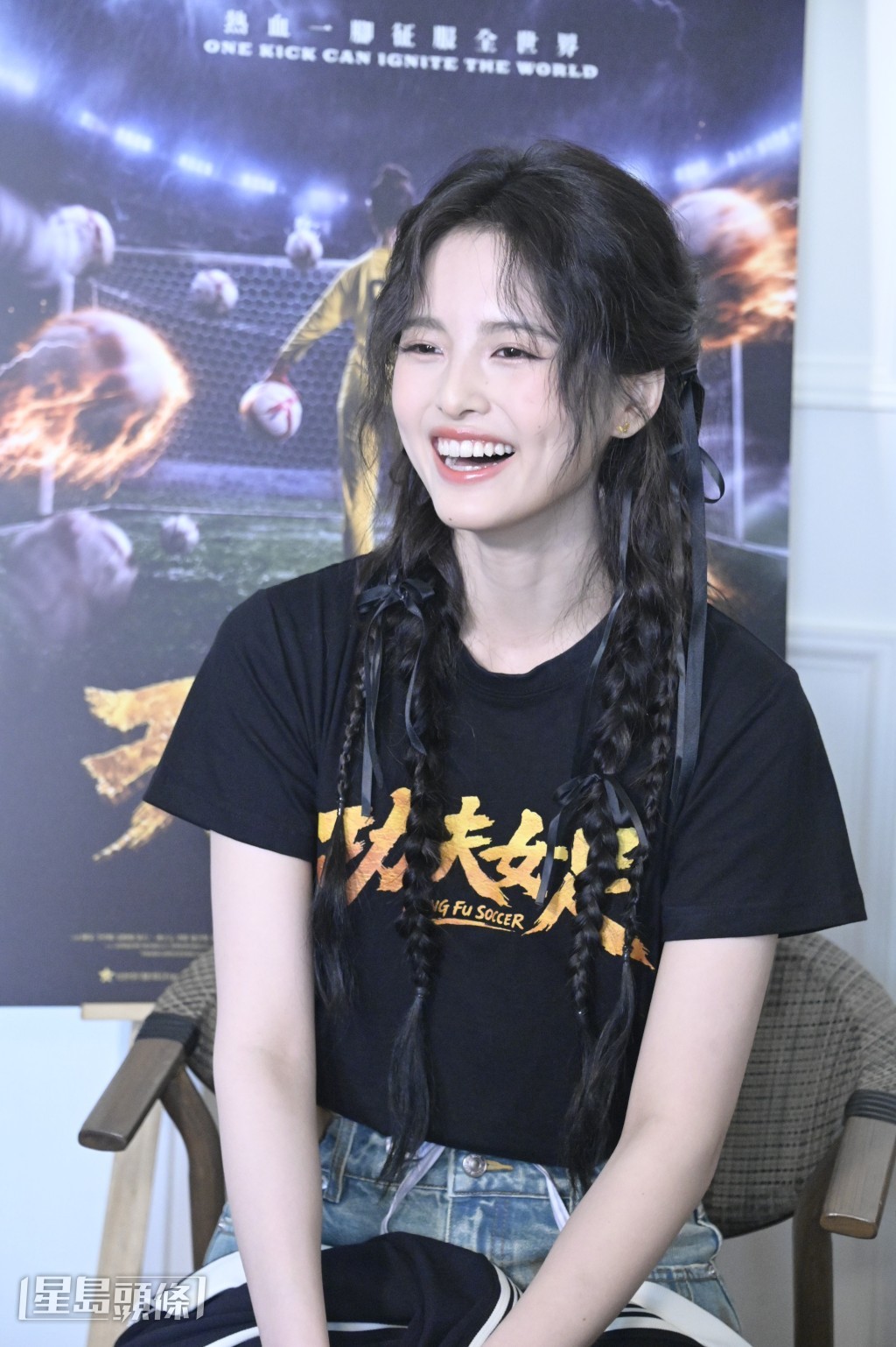 林子聰笑說，雪野不笑的時候，看起來神情頗為嚴肅。