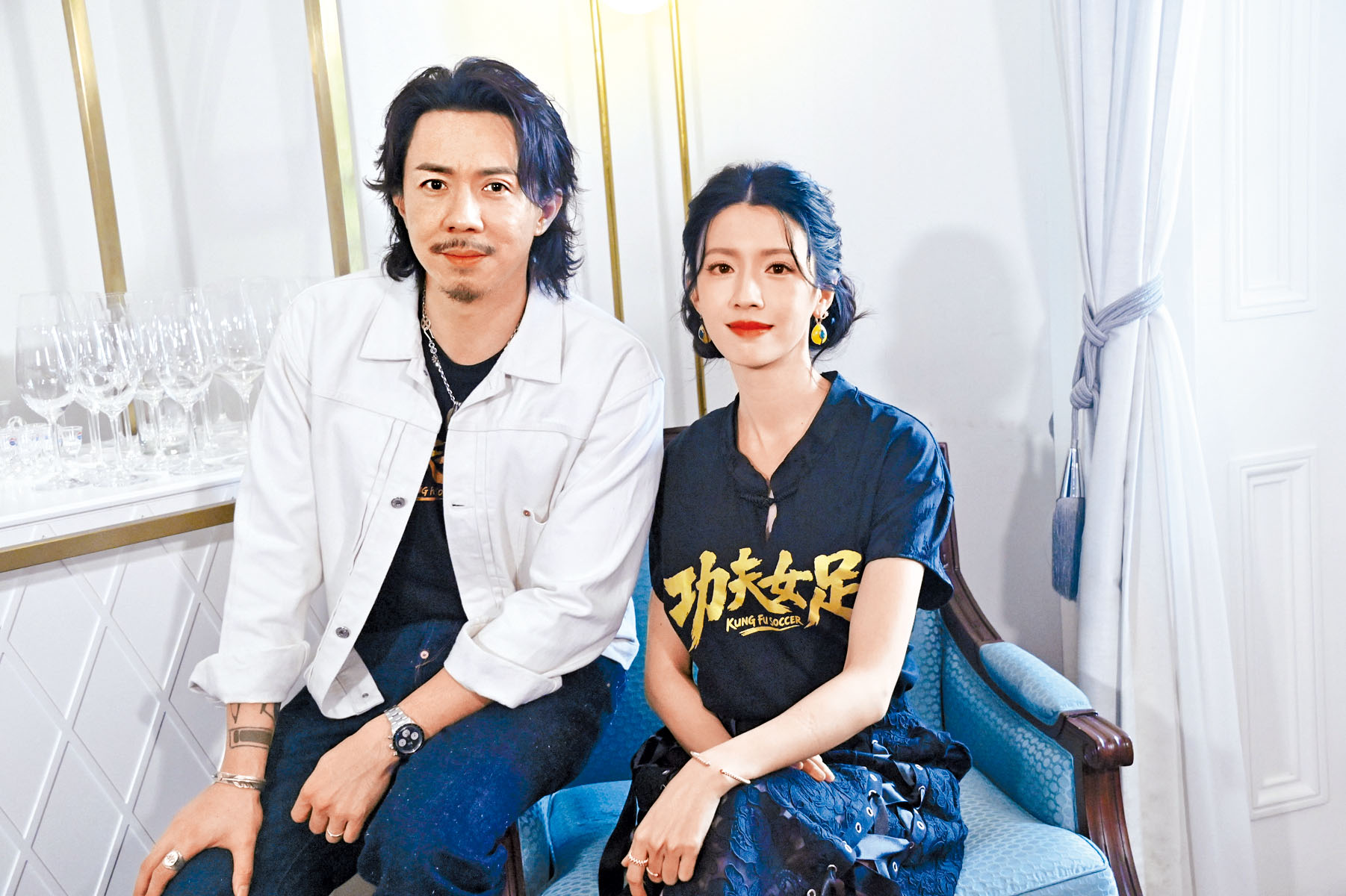 ■張繼聰和蔡思貝均對於有份參演星爺作品感榮幸。