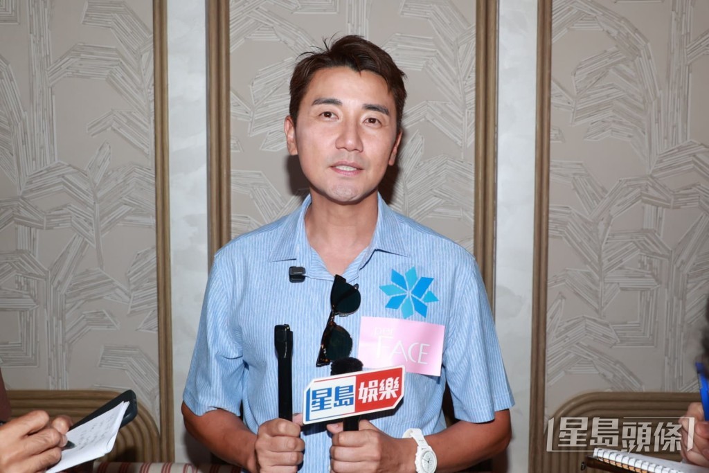 洪永城指兩名女兒遺傳了媽媽喜愛跑步的習慣。