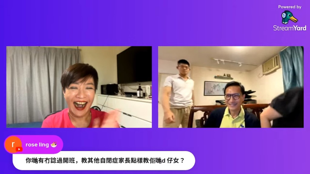 陳錦鴻夫婦曾讓兒子在好友劉雅麗的直播節目中亮相。