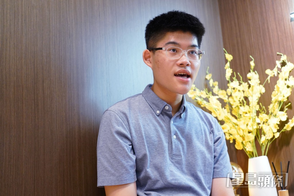 陳駕樺在台上表現自信滿滿。